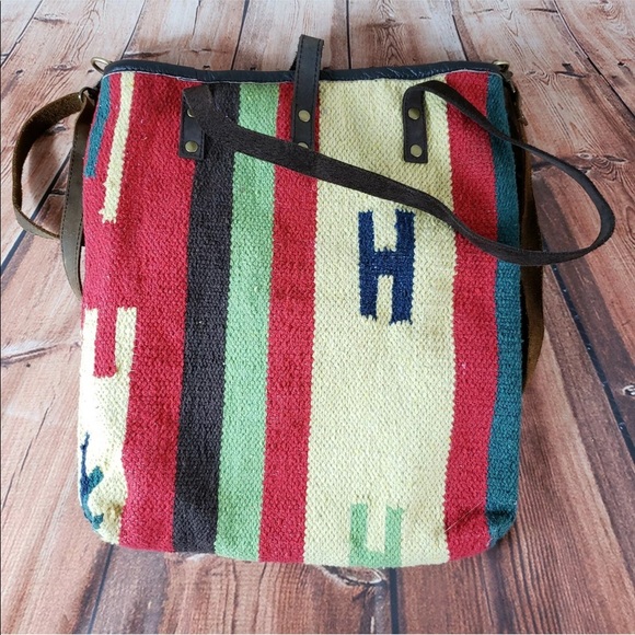 RAJ WOVEN LARGE HANDBAG - Picture 6 of 8